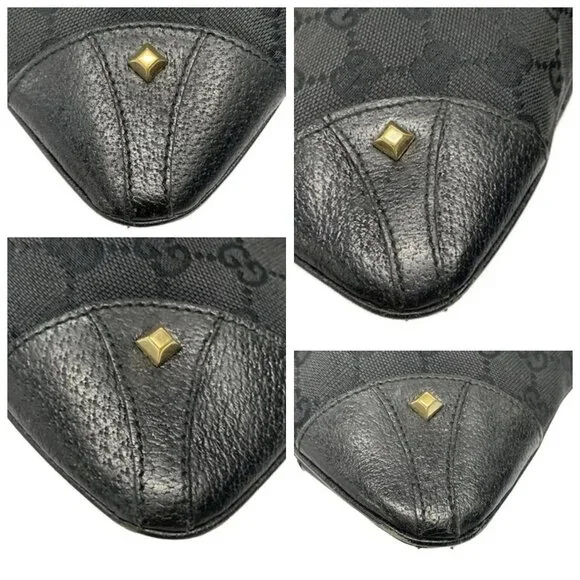 GUCCI GG Black Jacquard Leather - Shoulder Bag 244-060825 - Picture 6 of 13